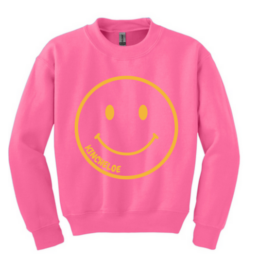 ADULT Kincheloe Smilie Face Spirit Wear Tshirt - Long Sleeve - Crewneck - Hoodie