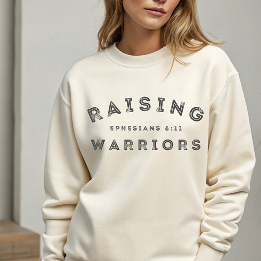 Raising Warriors Ephesion 6 11 | Comfort Colors T-shirt | Stylish Trendy Apparel - Salted Words, LLC