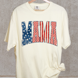 Mama Patriotic Tshirt - Long Sleeve - Crewneck - Hoodie - Salted Words, LLC