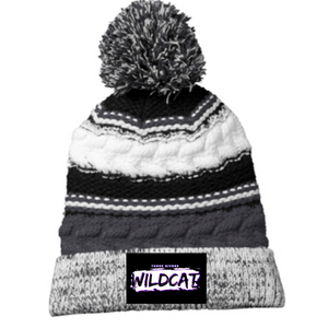Three Rivers Wildcats Patch Beanie STC21 Sport-Tek® Pom Pom Team Beanie