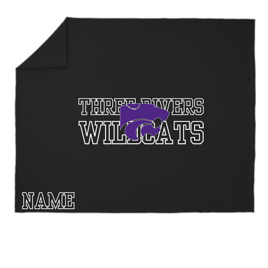 Custom Three Rivers Blanket BP78 Port & Company® Core Fleece Sweatshirt Blanket