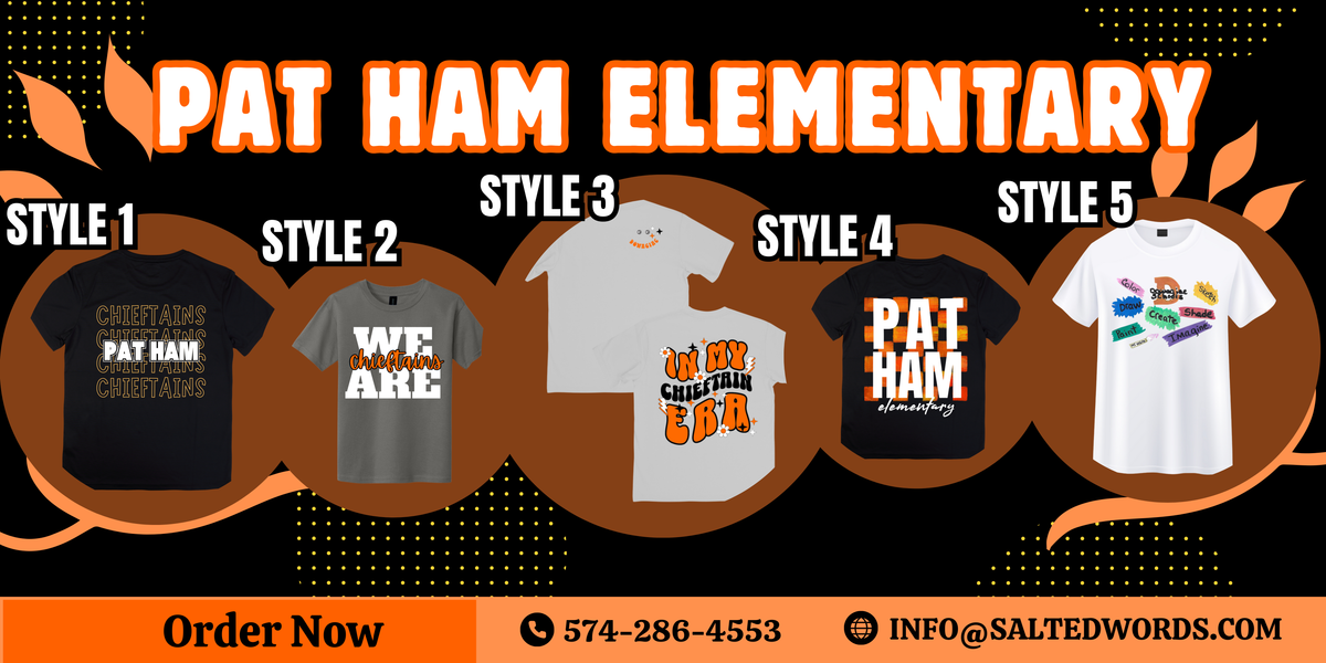 PAT HAM Style 4 Tshirt - Crewneck - Hoodie | Salted Words, LLC