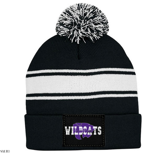 Wildcats Patch Beanie - Salted Words, LLC