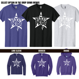 YOUTH Three Rivers Wildcats Spirit Wear Tshirt - Long Sleeve - Crewneck - Hoodie
