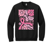A cure worth fighting for Breast Cancer Aweareness Crewneck