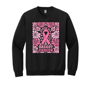 Strike out Breast Cancer Aweareness Crewneck