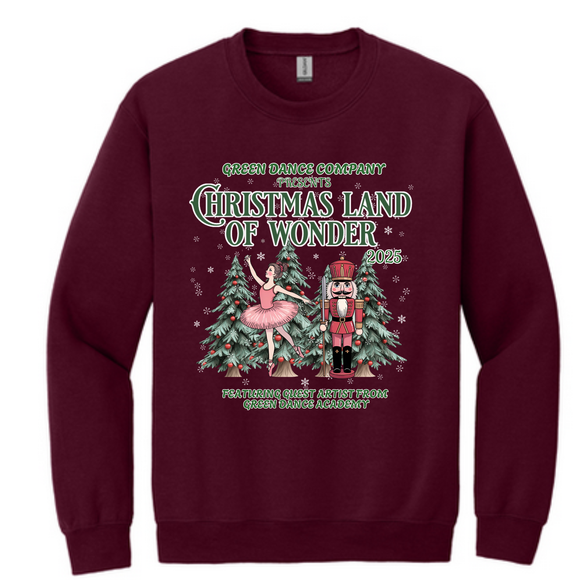 Adult & Youth Christmas Wonderland Crewneck 18000 Gildan - Heavy Blend™ Crewneck Sweatshirt