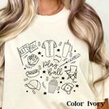 Play Ball Tshirt - Salted Words, LLC