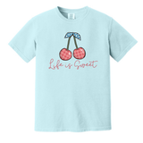 Life is Sweet Cherry Tshirt or Long sleeve - Salted Words, LLC