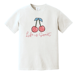 Life is Sweet Cherry Tshirt or Long sleeve - Salted Words, LLC