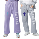 ADULT Wide leg or Cuffed Classic Sweatpants Christian Covenant
