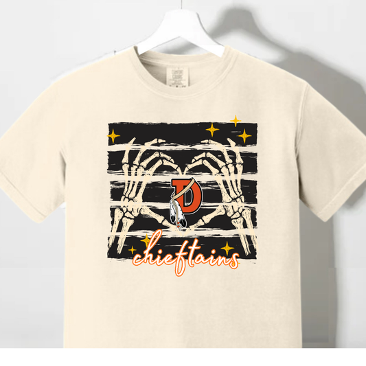 ADULT Dowagiac Halloween Chieftain Football Apparel Tshirt - Drifit - Crewneck - Hoodiie - Salted Words, LLC