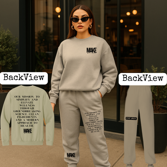 Make Wellness Mission FULL sweatsuit I Christian Apparel