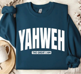 Yahweh Comfort Colors Tshirt or Crewneck Sweatshirt