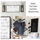 Cat silhouette wooden sign / mini sign / cat lover / modern farmhouse / tiered tray sign / halloween decor / cat tail wood sign - Salted Words, LLC