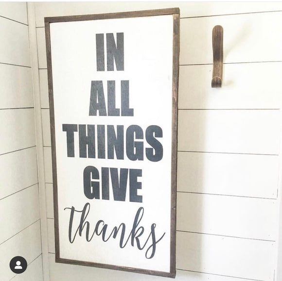 In all things give thanks - Salted Words, LLC
