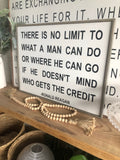 Ronald Reagan There is no wall hanging Home Decor wood sign