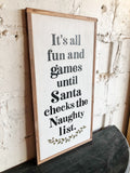 It’s all fun and games until Santa checks the naughty list - Salted Words, LLC