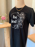 Be kind Jesus has your back floral tshirt - Salted Words, LLC