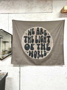 We are the light of the world wall mural / Large wall mural / Christian home decor - Salted Words, LLC